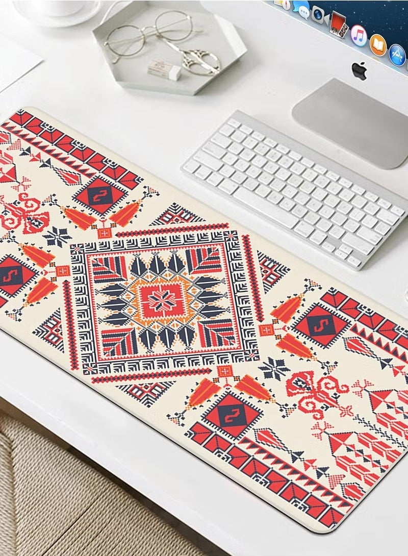 Mouse Pad, (80 x 30cm) Extended Large Mouse Mat Desk Pad, Stitched Edges Mousepad, Desk Mat Gaming Mat Non-Slip Rubber Base, XL Gaming Mouse Pad for Office & Home - Image 2