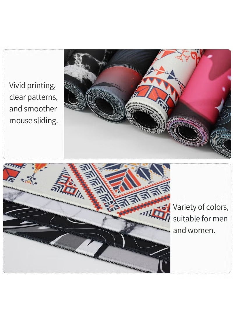 Mouse Pad, (80 x 30cm) Extended Large Mouse Mat Desk Pad, Stitched Edges Mousepad, Desk Mat Gaming Mat Non-Slip Rubber Base, XL Gaming Mouse Pad for Office & Home - Image 4