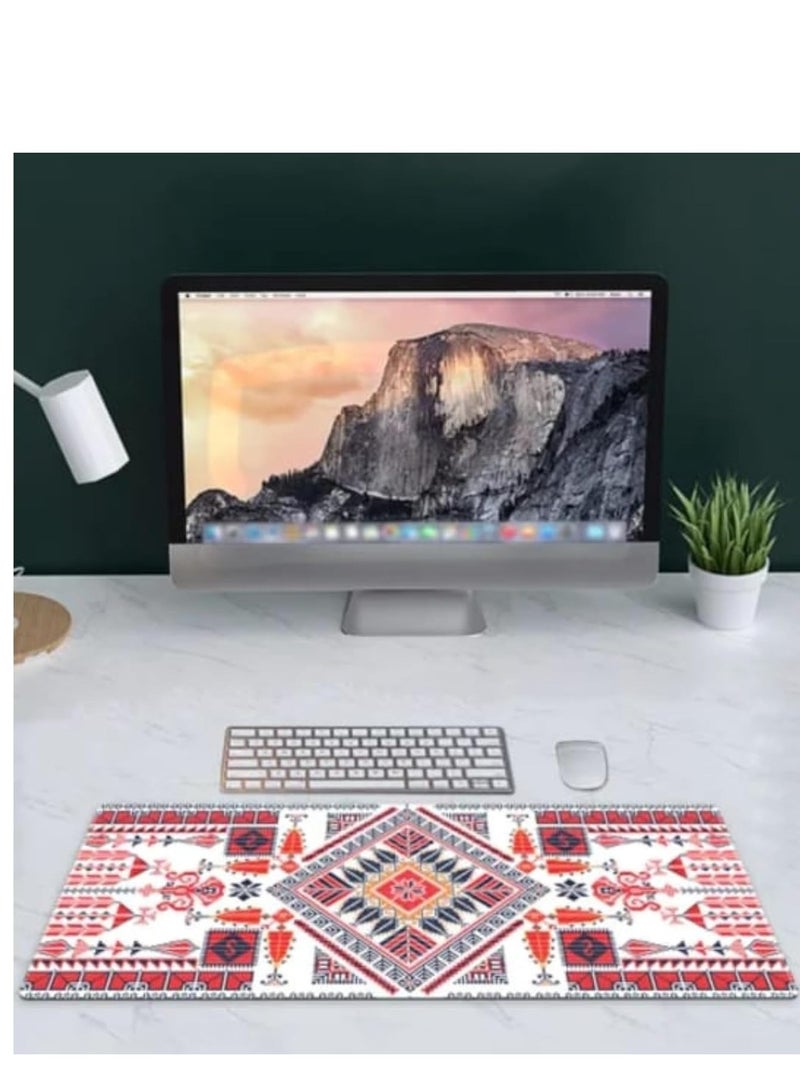 Mouse Pad, (80 x 30cm) Extended Large Mouse Mat Desk Pad, Stitched Edges Mousepad, Desk Mat Gaming Mat Non-Slip Rubber Base, XL Gaming Mouse Pad for Office & Home - Image 3