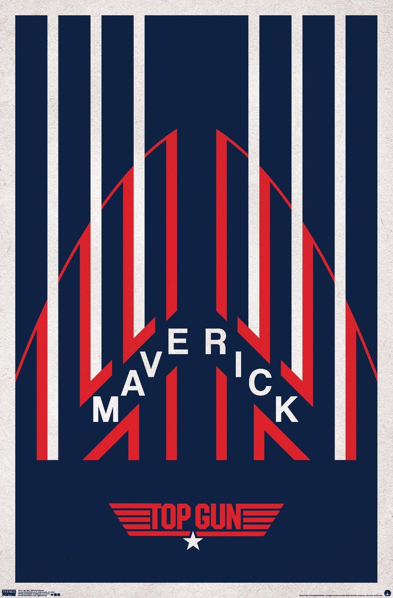 Trends International Top Gun - Maverick Helmet Wall Poster, 22.375" x 34", Premium Unframed Version - Image 1