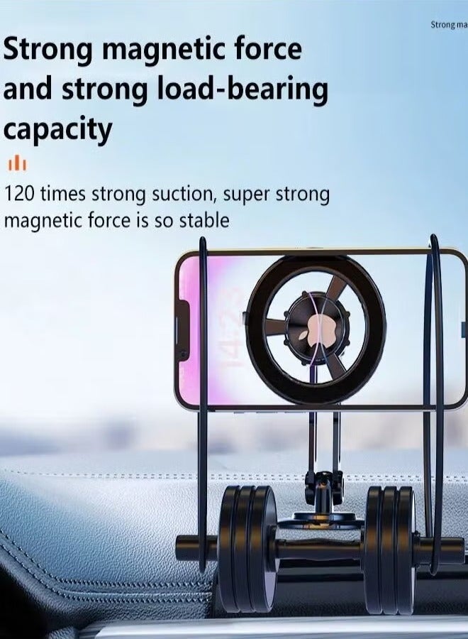 راكسوم حامل هاتف محمول للسيارة مزود بمغناطيس قوي عالمي بزاوية 360 درجة. - Image 4