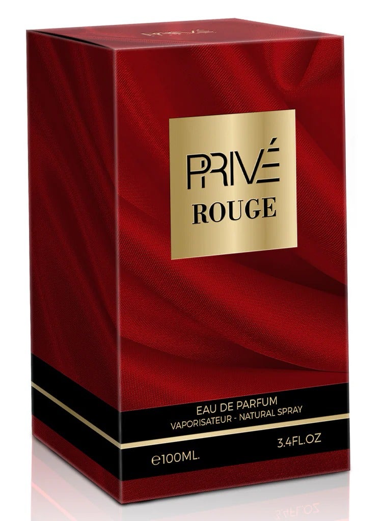 PRIVE Rouge Eau De Parfum For Unisex - 100 ML  - Image 2