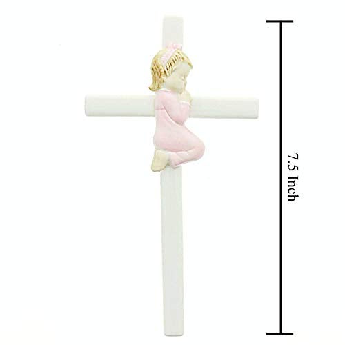 Roman Giftware Inc., Children's Gifts, New Baby, 7.5" H Valencia Praying Girl,Religious, Inspirational, Durable (7x1x2) - Image 2