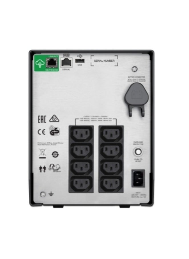 APC - APC Smart-UPS 1000VA, Tower, LCD 230V with SmartConnect Port - Image 1