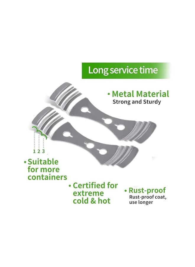 The Bros Metal Candle Wick Centering Devices,Metal Candle Wick Holders, Upgraded Candle Wick Centering Devices, Silver Stainless Steel Candle Wick Holder for Candle Making,15PCS - Image 3