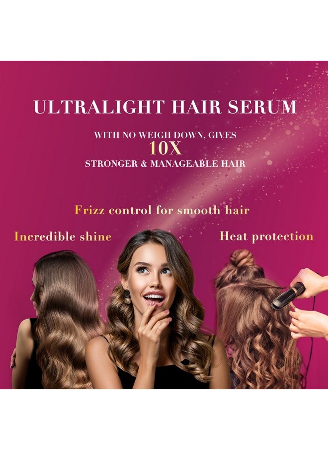 Livon Livon Hair Serum for Men & Women | Sulphate & Paraben free| For All Hair Types | Lightweight & Non Greasy | Organic Onion Repairing Serum Oil | Enriched with Almond & Floral Extracts | 3.3 Fl. oz  - Image 4