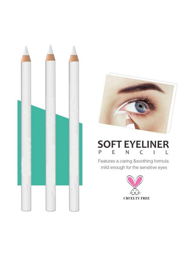 FIRSTZON White Kajal Eyeliner Pencil Smudge Proof Waterproof; White Kohl Kajal ;White Eyeliner Pencil; Auto White Kajal; White Eyeliner Pencil; White Kajal Combo Pack (White 0.9 G) - Image 5