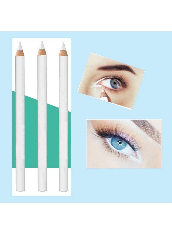 FIRSTZON White Kajal Eyeliner Pencil Smudge Proof Waterproof; White Kohl Kajal ;White Eyeliner Pencil; Auto White Kajal; White Eyeliner Pencil; White Kajal Combo Pack (White 0.9 G) - Image 3