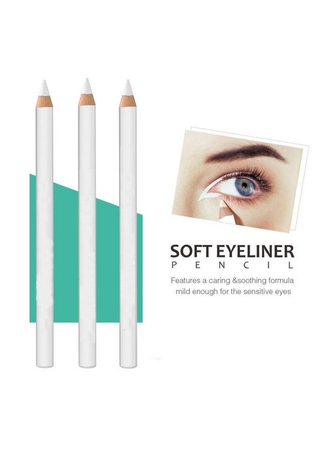 FIRSTZON White Kajal Eyeliner Pencil Smudge Proof Waterproof; White Kohl Kajal ;White Eyeliner Pencil; Auto White Kajal; White Eyeliner Pencil; White Kajal Combo Pack (White 0.9 G) - Image 4