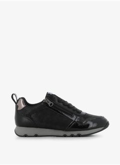 SJ Women's Panelled Shoes with Lace-Up Closure and Zip Detail  - Image 2