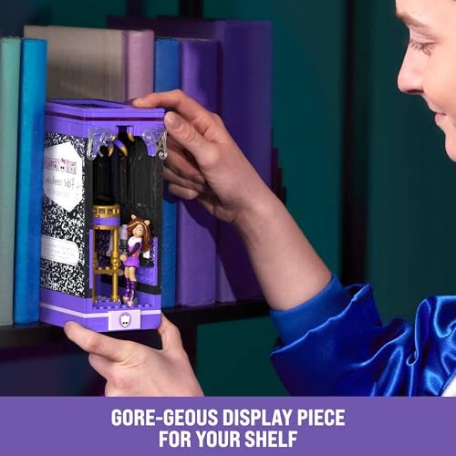 Mega Brands MEGA Monster High Action Figure Building Set Clawdeen's Boo-k Den with 299 Pieces, Book Nook for Collectors - Image 3