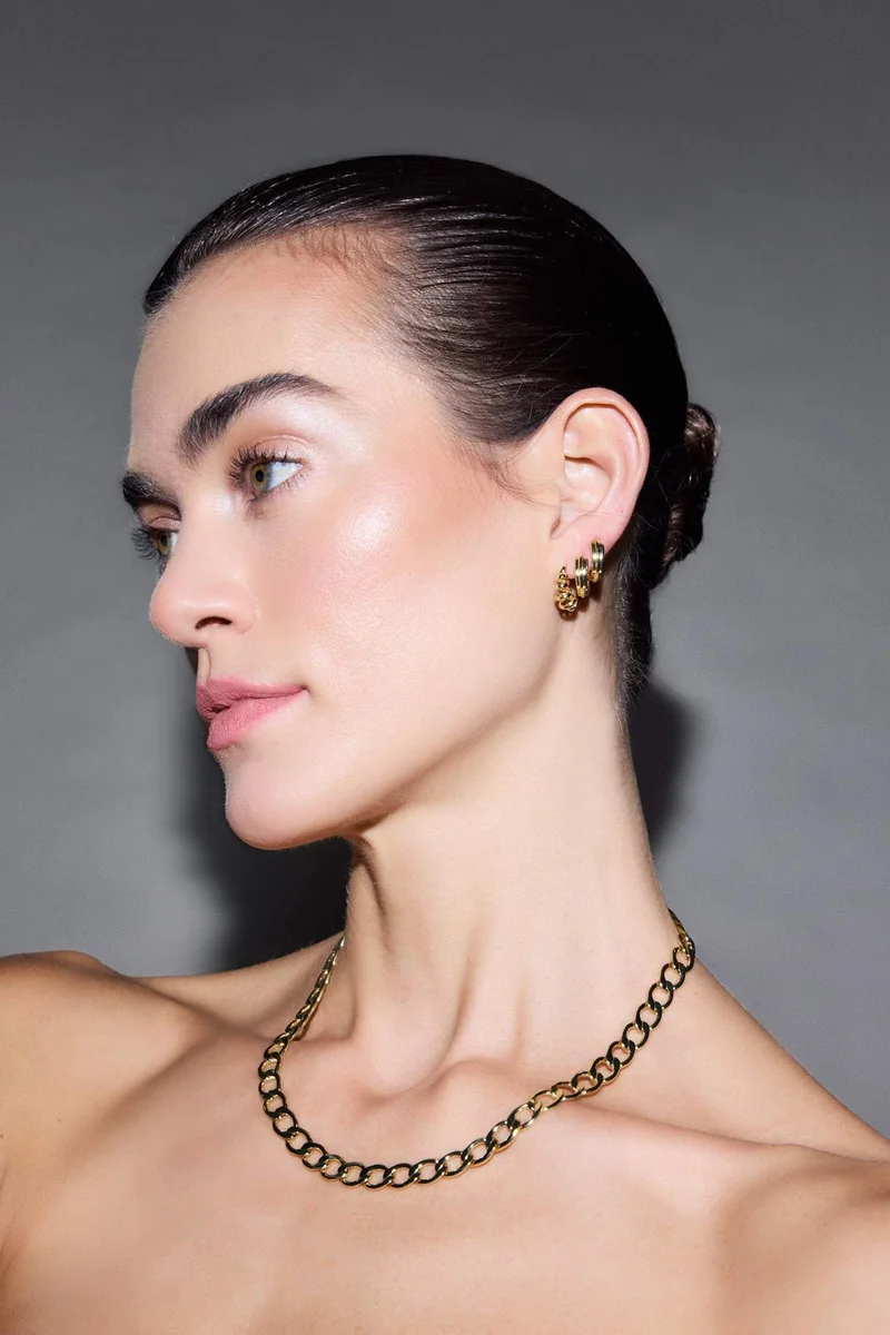 Defacto Reis X DeFacto Chain Patterned Gold Necklace