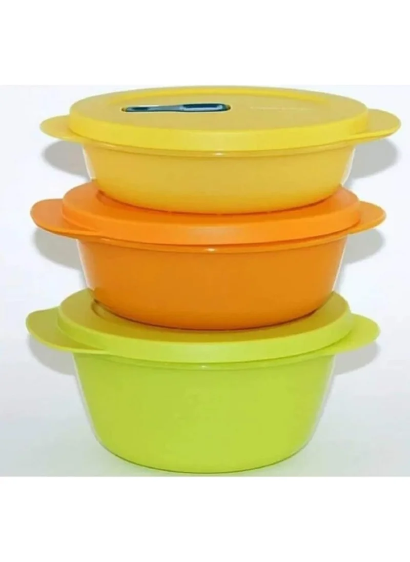 Ec Shop Miracles in the Kitchen Tupperware Micro Containers Set of 3