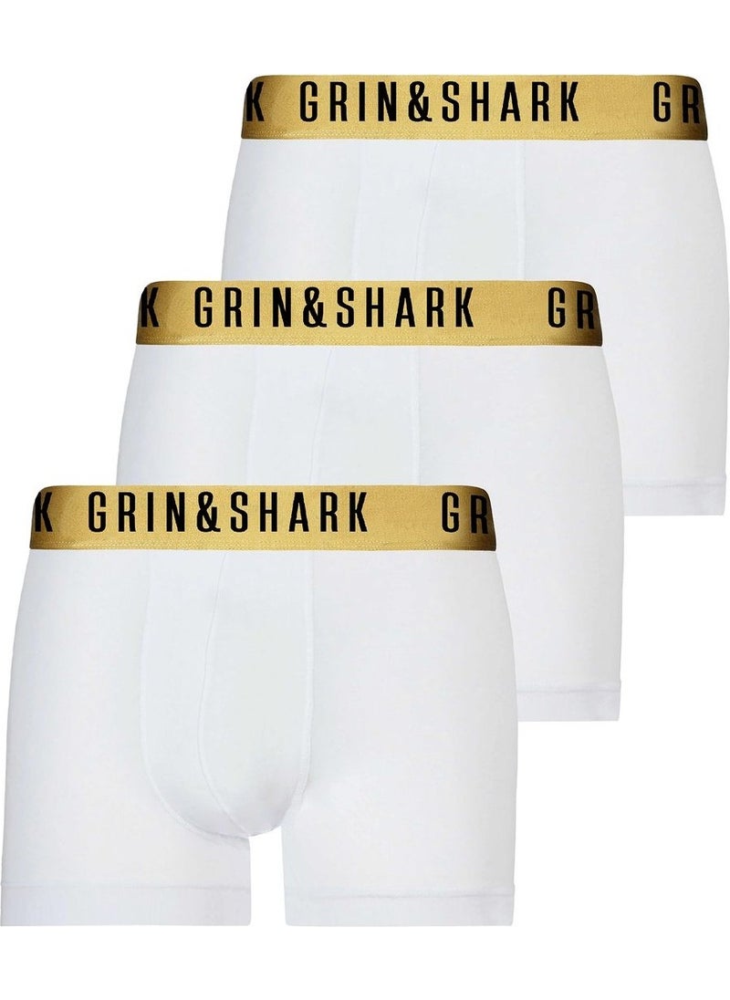 Grin Shark - Lycra 3-Pack Premium Men's Boxer Tailored Collection Alvin - Image 1