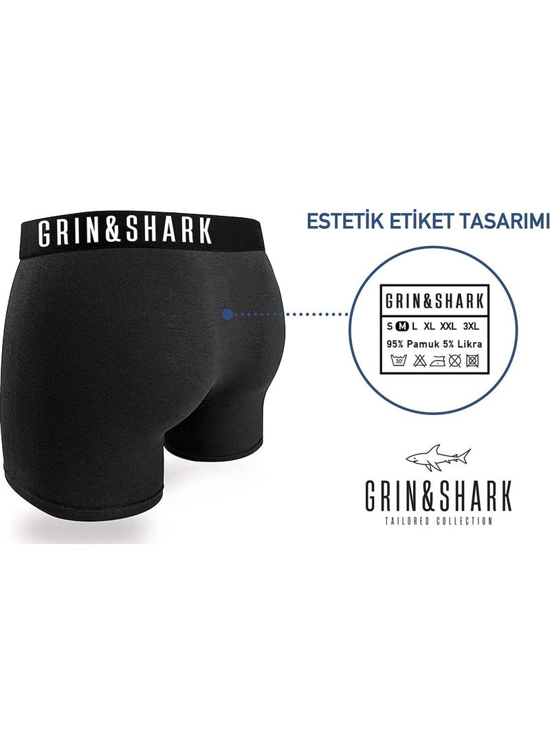 Grin Shark - Lycra 3-Pack Premium Men's Boxer Tailored Collection Alvin - Image 1