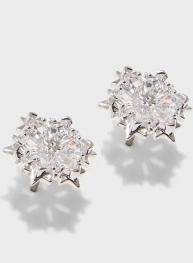 Chomel Magic Flower Shape Stud Earrings  - Image 1