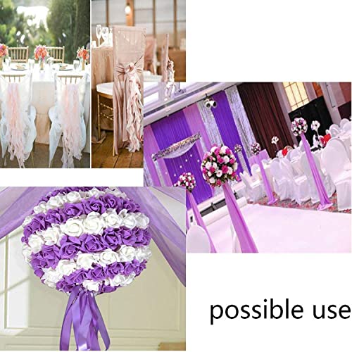 DIY Crafts Pack of 20 Pcs, 2" inch Ribbon, Polyester Ribbon for Floral Arrangement, Bouquet, and Big DIY Artwork Projects | No Fading Woven Ribbon Double(Pack of 20 Pcs, 2" inch Ribbon) - Image 4