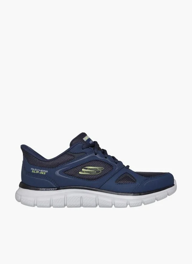SKECHERS Men Lace-Up Leather Sports Shoes