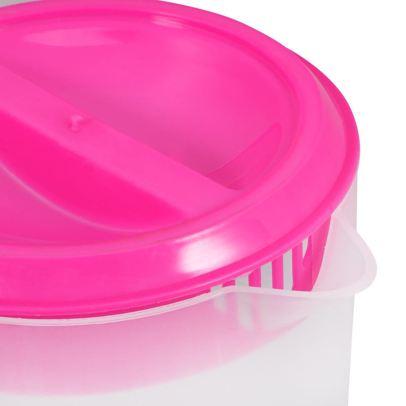 2 Quart Plastic Pitcher With Lid For Juice Cold Beverages Lightweight - Image 5