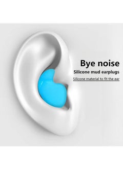 T NEWFUN Ear Plugs for Sleeping Swimming 8 Pair, Reusable Silicone Moldable Noise Cancelling Earplugs for Swimmers, Snoring, Concerts, Airplanes, Travel, Work, Studying  - Image 3