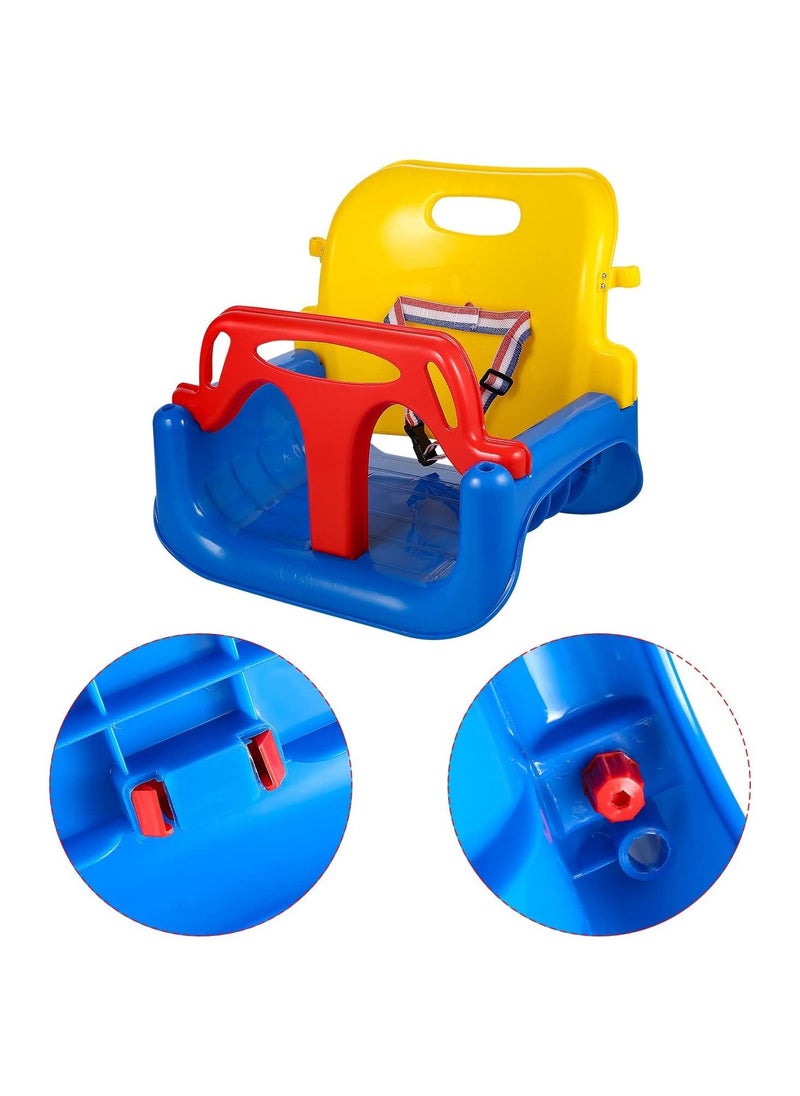 DubaiGallery - Baby Swing Basket,3 in 1 Multifunctional Outdoor Toddler Swing Seat Swing Hanging Toy for Children - Image 1