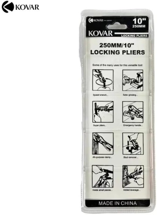Kovar Carbon Steel Locking Pliers With Silicon Handle Cover - Image 4