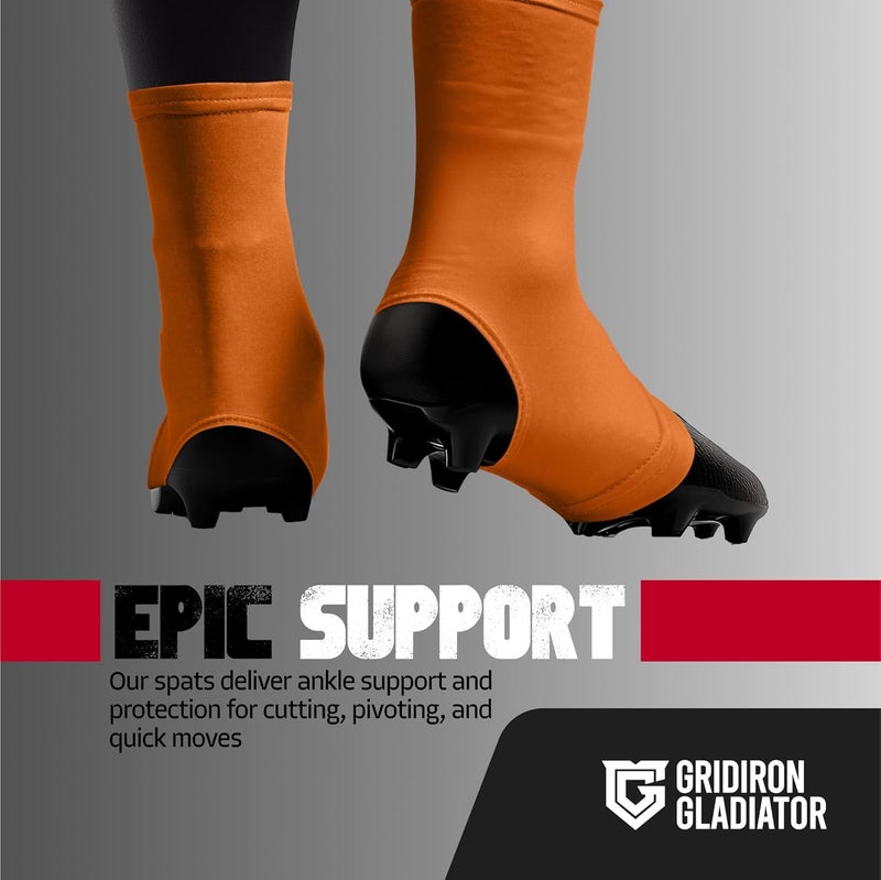 Gridiron Gladiator Cleat Covers - Football Spats - Football Cleat Cover - Cleat Spats for Soccer, Baseball & Softball - Image 5
