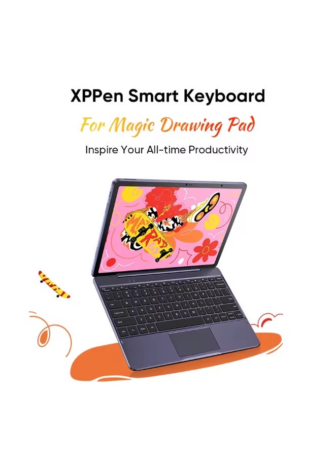 XPPen Smart Keyboard 0 to 175 Degrees Flexible Angle for Magic Drawing Pad Quick Connection No Bluetooth Free of Charging - Image 2