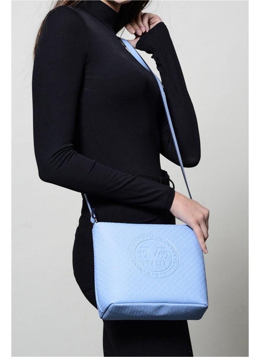 19V69 ITALIA - Cross Strap Women's Bag Blue 1975 - Image 1