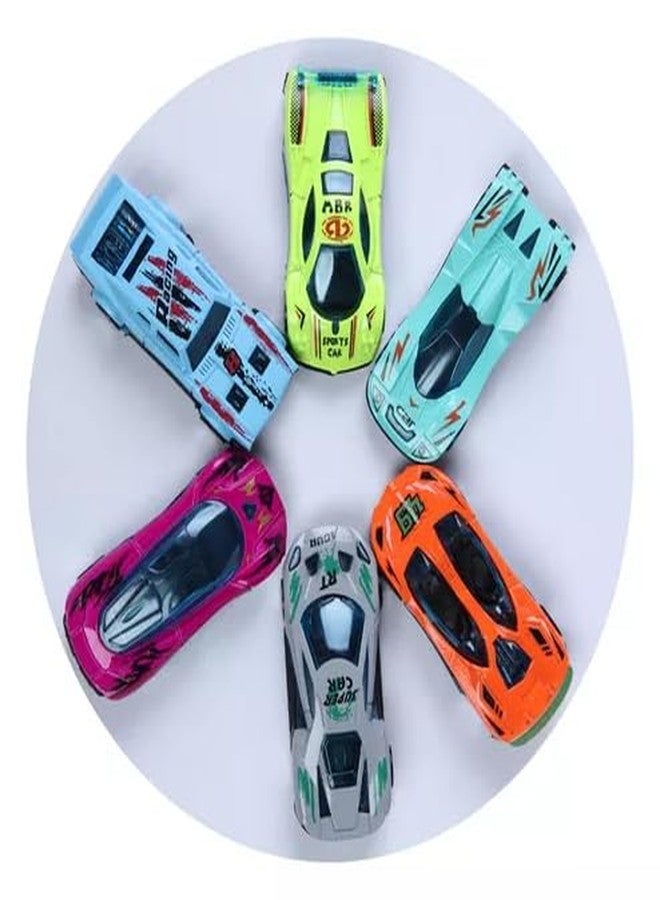 Galaxy Hi-Tech Model Alloy Vehicle Model Metal Cars 6 Pcs Vehicles, Car Play Set for Toddlers,Boys Die-Cast Car Set, Birthday Decorations Gift Movie Vehicle Racing for Kids - Image 5