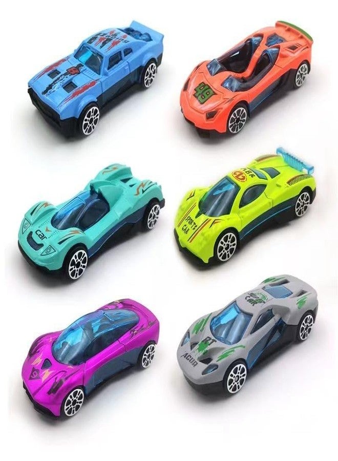 Galaxy Hi-Tech Model Alloy Vehicle Model Metal Cars 6 Pcs Vehicles, Car Play Set for Toddlers,Boys Die-Cast Car Set, Birthday Decorations Gift Movie Vehicle Racing for Kids - Image 2