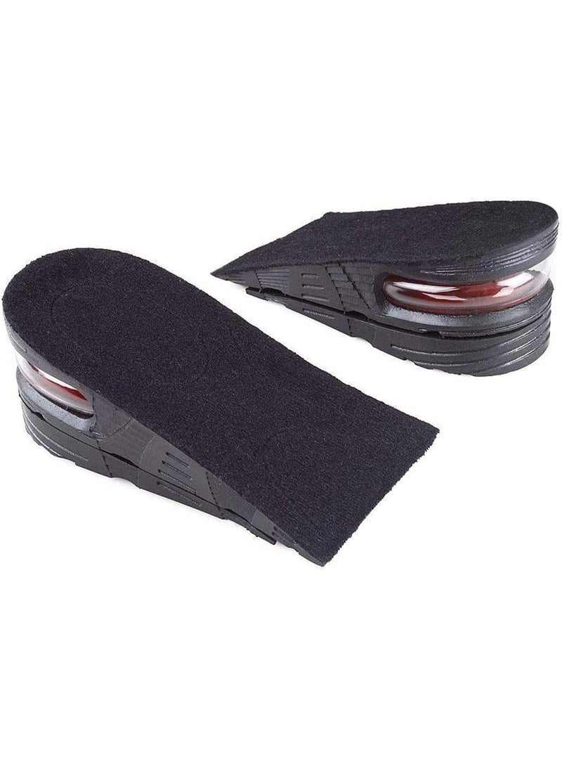Shoes Increase Insole, Heel Height Lift, Air Cushion Pad Half Insert, 2 Removable Layer, Supportive Comfort, Breathable, invisible Adjustable Insoles for Men Women, 3.5-5cm - Image 1