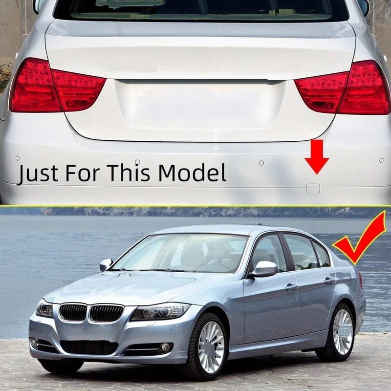Rear Bumper Towing Hook Cover Lid Cap Garnish for BMW 3 E90 LCI 318 320 323 325 328 330 335 2009 2010 2011 51127202673 Car Eye Hook(Unpainted) - Image 4