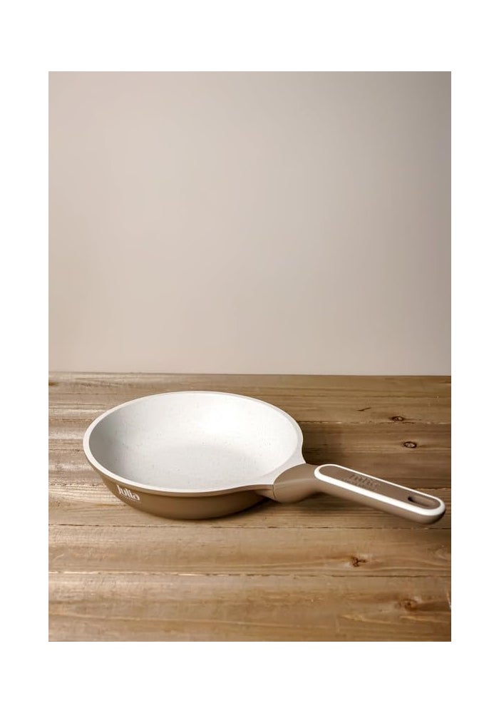 جوليا مِقلاة جوليا  إيليت بروف 22 سم - بُني - جرانيت بيج غير لاصق - يدعم الحث الحراري - Image 2