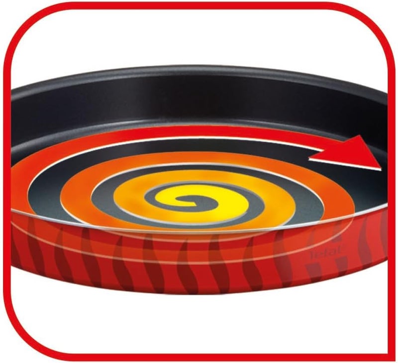T-fal TEFAL Baking Pans | Les Spécialistes | 2-Piece Set | Kebbe Dishes | 28/30 cm | Non-Stick Coating | Aluminum | Heat Diffusion | Easy Cleaning | Red | Made in France | 2 Years Warranty | J5716683 - Image 5