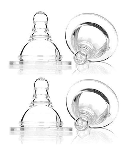 Moppets Pack of 4 Silicone Nipples (Variable Flow) - Image 4
