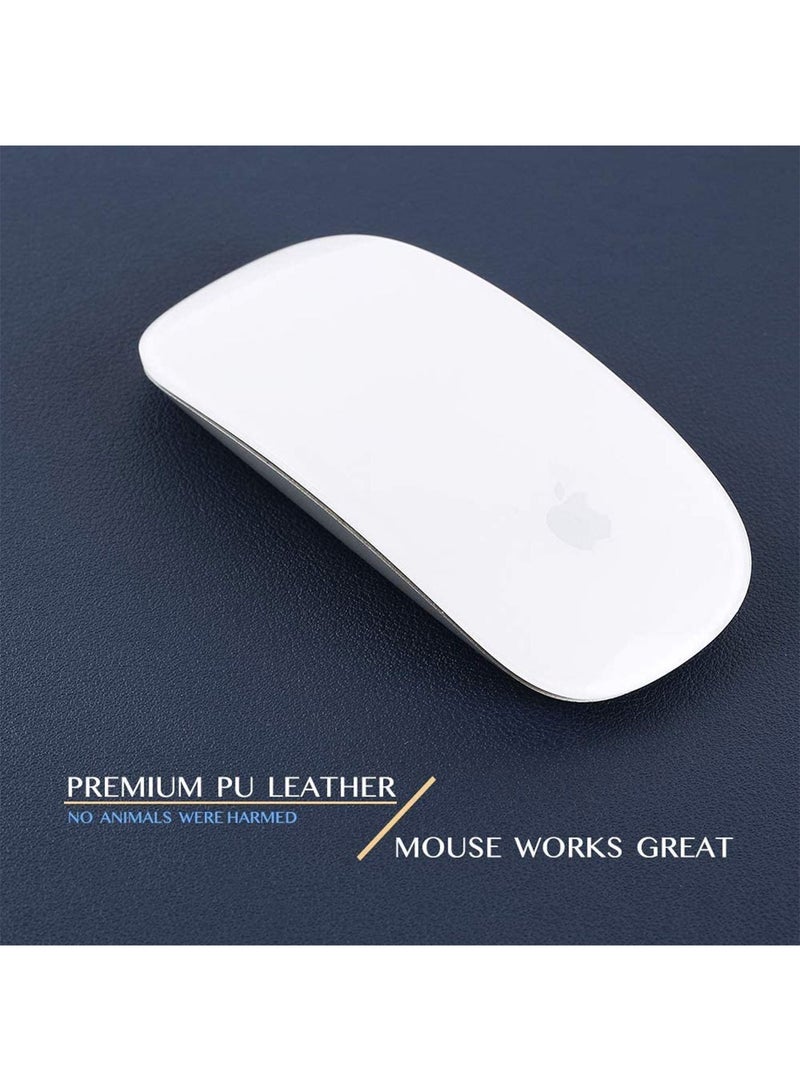 GT-Wheel Large Mouse Pad Pu Leather Desk Pad Waterproof Protector Dual Side Use  - Image 4