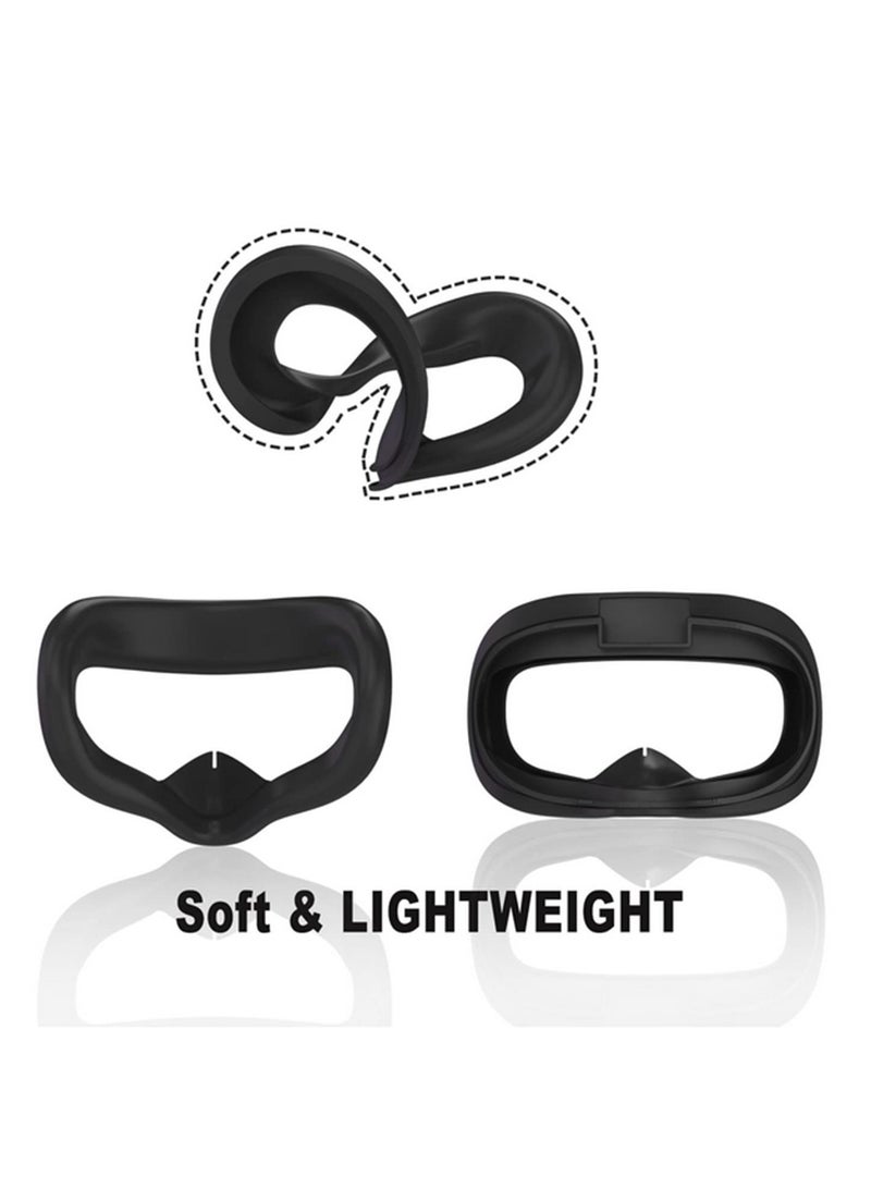 1PCS Replacement Face Pad Cushion Cover for Oculus Quest 2 Soft Silicone VR Face Cover Anti-Sweat Washable Non-Slip Comfortable Eye Pad Bracket - Image 4
