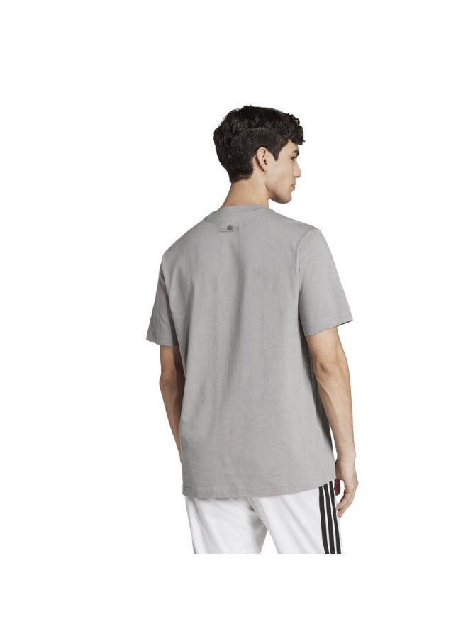 adidas M L SLIDES TEE Grey Training T-SHIRTS for Men - XS