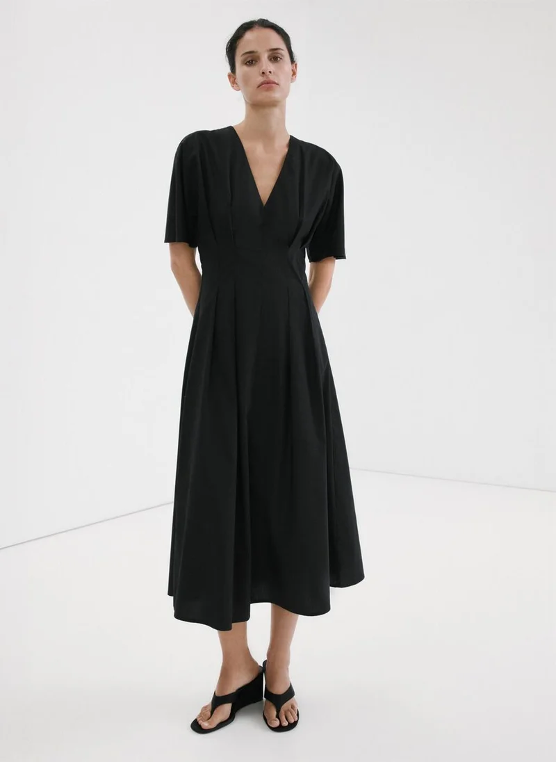 MANGO A-Line Lyocell Dress