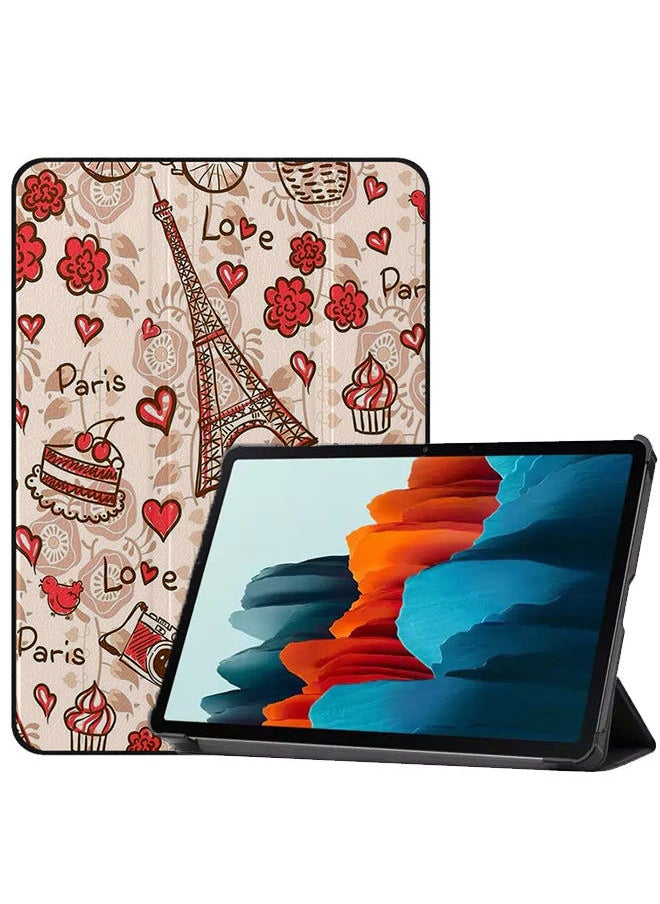 Protective Case Cover For Samsung Galaxy Tab S8 Paris Eiffel Tower