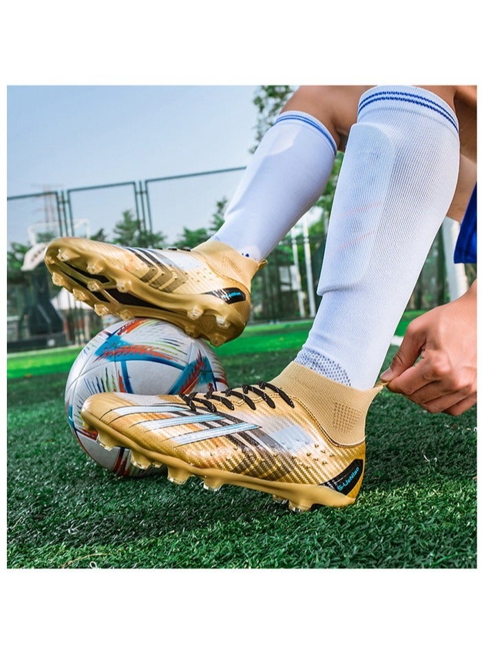 SKT Shiketro Men's Football Shoes, Suitable For Outdoor Indoor Professional Youth Boys Football Shoes, Unisex Football Shoes. - Image 3