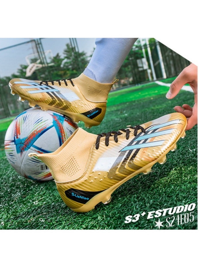 SKT Shiketro Men's Football Shoes, Suitable For Outdoor Indoor Professional Youth Boys Football Shoes, Unisex Football Shoes. - Image 5