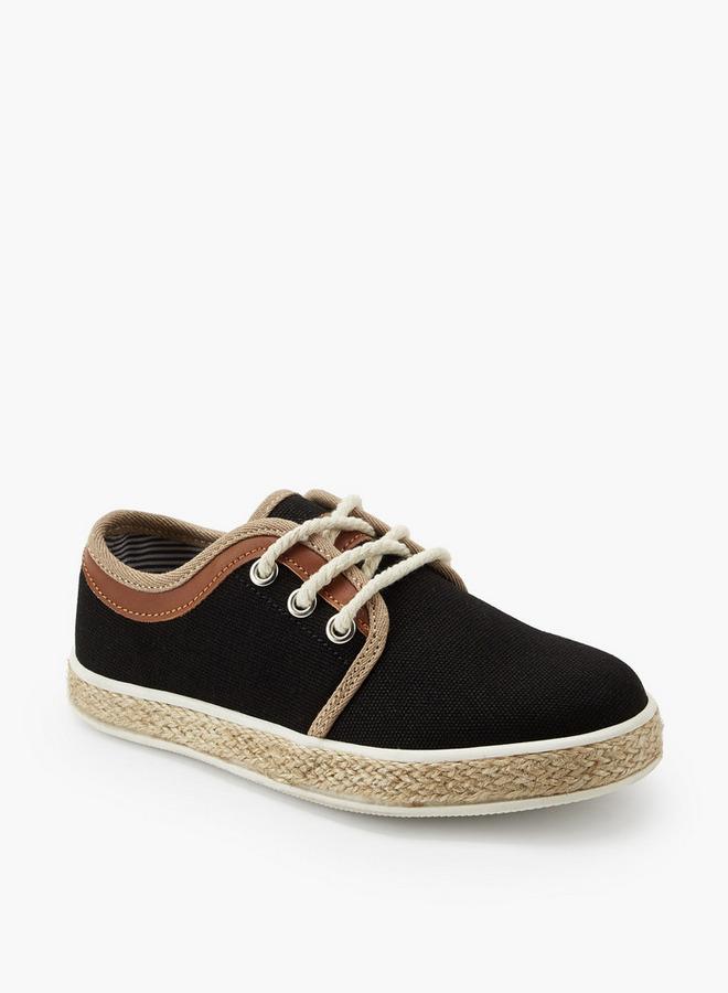Peppermint Boys Lace-Up Espadrille Sneakers - Image 2