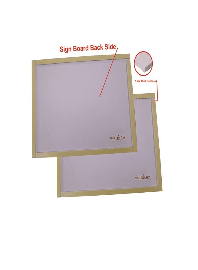 Good Print Zone : Entry and Exit Sign Board, Hindi & English Print On (5mm.Sunboard) with Waterproof (Size A4-8.25 X 11.69 Inch) Pack of 2 pcs 1 Set - Image 3