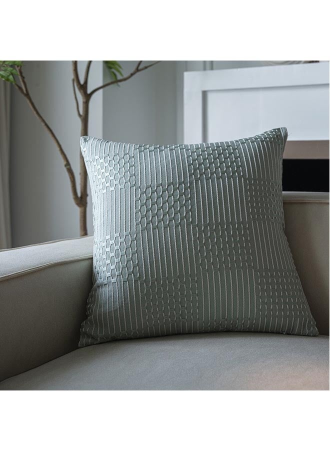 طقم وسادة أريكة مزخرفة بتصميم هندسي مكون من 4 قطع قطن 45 × 45 سم - Image 5