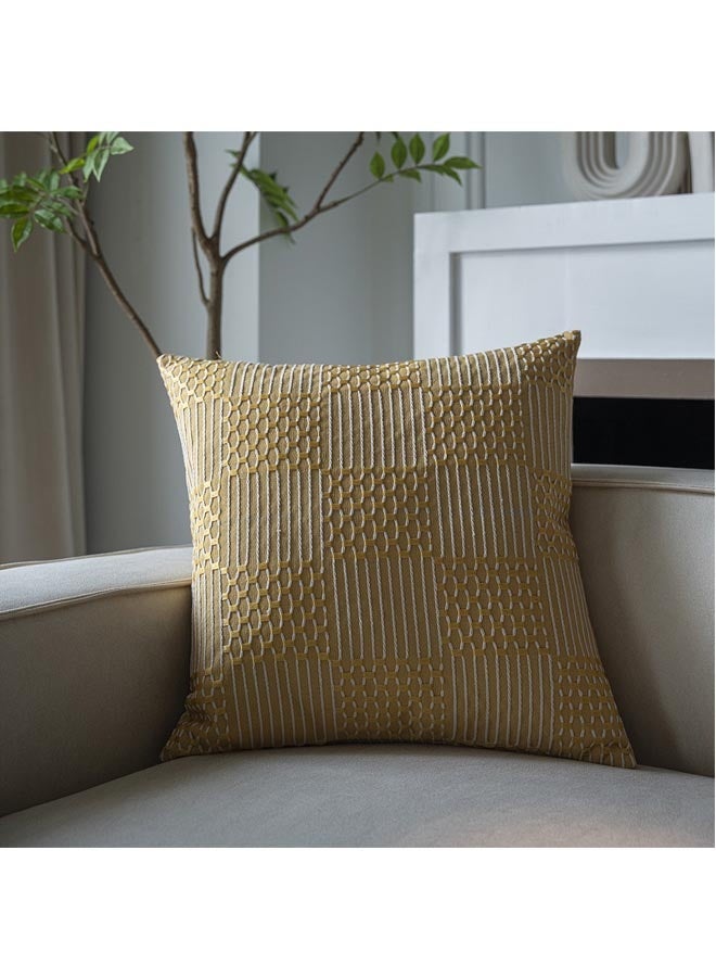 طقم وسادة أريكة مزخرفة بتصميم هندسي مكون من 4 قطع قطن 45 × 45 سم - Image 4