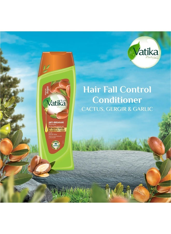 Vatika Naturals شامبو فاتيكا ناتشورالز المغربي بزيت الأركان المضاد للتكسر 400 مل | شعر رطب وناعم | للشعر الجاف والصعب التحكم فيه - Image 3