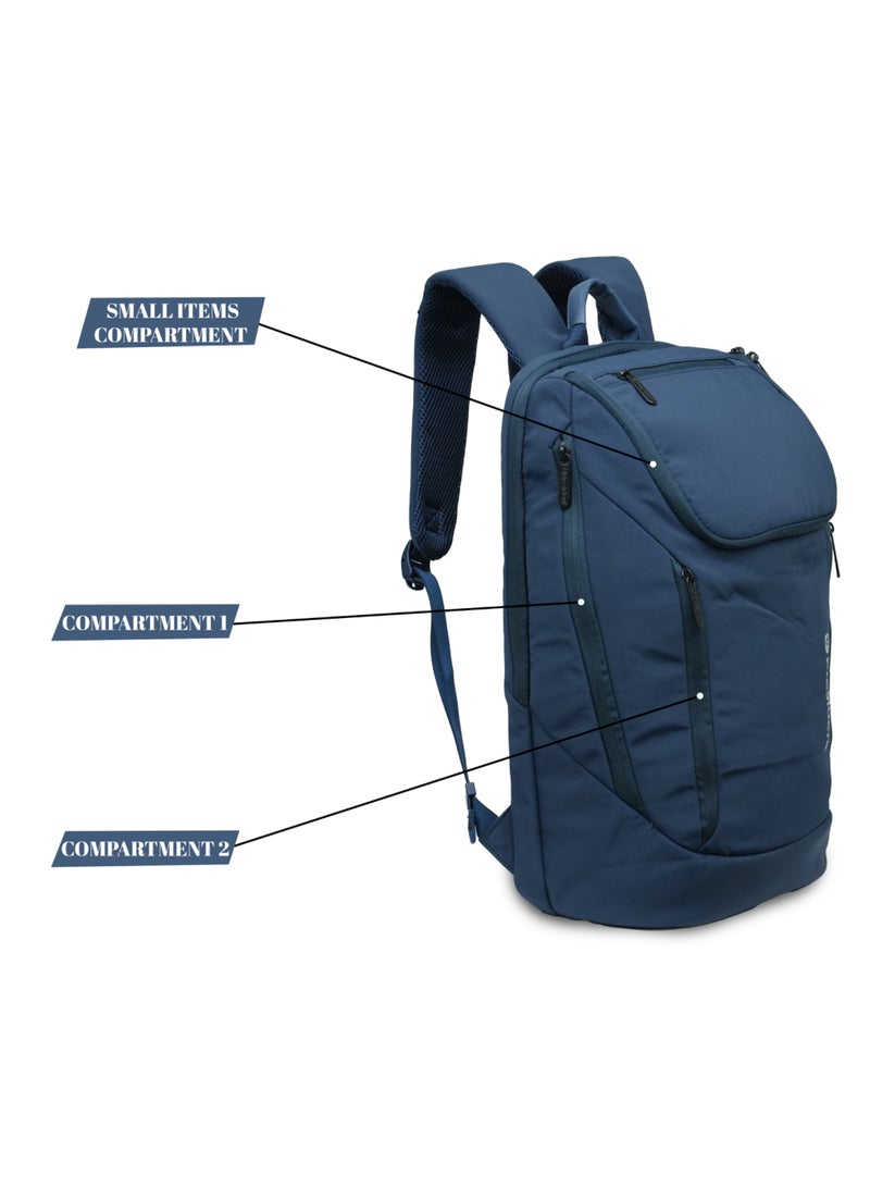 PRESIDENT Backpack Business Travel Durable Backpack with waterproof Fashionable Multifunctional College School Backpack for Men Women Camping Hiking Outdoor Sports ( Blue ) BPP2517 - Image 2