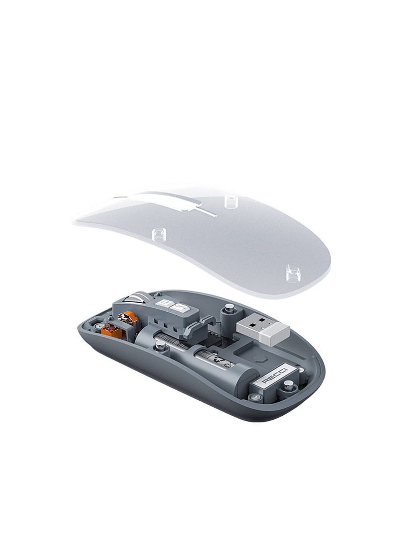 ريتشي - ماوس Recci RCS-M01 Space Capsule Series متعدد الأوضاع بتصميم لاسلكي شفاف - Image 1